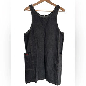 Sleveless Dress jeans style with pockets size large